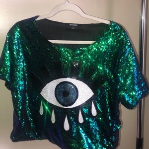 sequins shirt